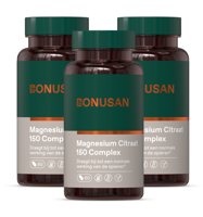 Bonusan Magnesium Citraat 150 Complex Tabletten Multiverpakking