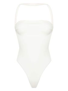 GCDS maillot de bain Couture à dos-nu - Blanc