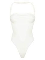 GCDS maillot de bain Couture à dos-nu - Blanc