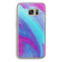 Zweverige regenboog: Samsung Galaxy S7 Transparant Hoesje