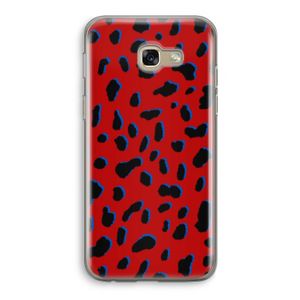 Red Leopard: Samsung Galaxy A5 (2017) Transparant Hoesje