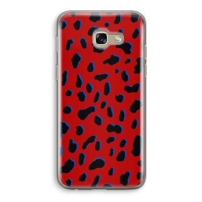 Red Leopard: Samsung Galaxy A5 (2017) Transparant Hoesje
