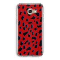 Red Leopard: Samsung Galaxy A5 (2017) Transparant Hoesje