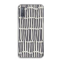 Moroccan stripes: Samsung Galaxy A7 (2018) Transparant Hoesje Moroccan stripes: Samsung Galaxy A7 (2018) Transparant Hoesje