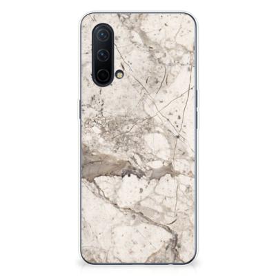 OnePlus Nord CE 5G | TPU | Siliconen hoesje | Marmer Beige