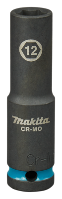 Makita Krachtdop Impact Black, 1/2 12mm lang - E-16433