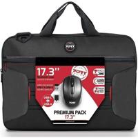 PACCHETTO PREMIUM: borsa per laptop 17 + mouse wireless + adattatore USB Dungle e tipo C.