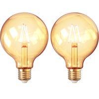 WiFi Filament Vintage Globe E27 2-pack Ledlamp