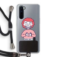 Hartje: OnePlus Nord Transparant Hoesje met koord