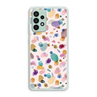 Terrazzo Memphis Pink: Samsung Galaxy A52s 5G Transparant Hoesje