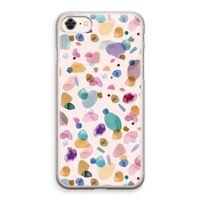 Terrazzo Memphis Pink: iPhone 8 Transparant Hoesje