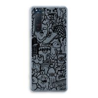 Vexx Black Mixtape: Sony Xperia 5 II Transparant Hoesje