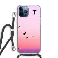 Fly away: iPhone 12 Pro Transparant Hoesje met koord