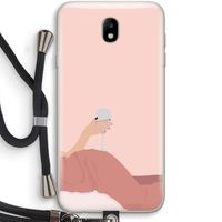 Wine: Samsung Galaxy J7 (2017) Transparant Hoesje met koord