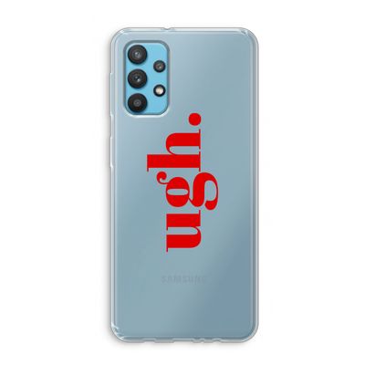 Ugh: Samsung Galaxy A32 4G Transparant Hoesje