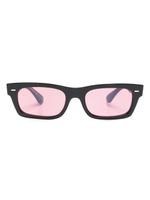 Oliver Peoples lunettes de soleil à monture rectangulaire - Noir