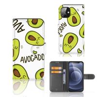 Apple iPhone 12 Mini Leuk Hoesje Avocado Singing | Portemonnee hoesje