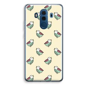 Vogeltjes: Huawei Mate 10 Pro Transparant Hoesje
