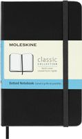 Notitieboek Moleskine pocket 90x140mm dots hard cover zwart - thumbnail