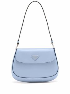 Prada sac porté épaule Cleo en cuir - Bleu