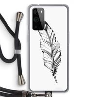 Pluim: OnePlus 9 Pro Transparant Hoesje met koord