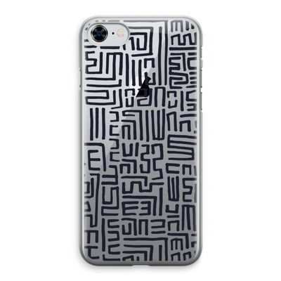 Moroccan Print: iPhone 8 Transparant Hoesje