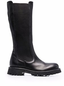 Moma bottes en cuir - Noir