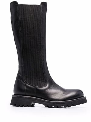 Moma bottes en cuir - Noir