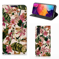 Samsung Galaxy A50 Smart Cover Flowers - thumbnail