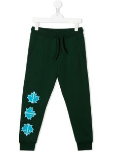 DSQUARED2 KIDS pantalon de jogging en coton à logo imprimé - Vert