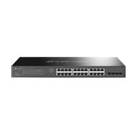 TP-Link Omada TL-SG2428P Managed L2/L2+ Gigabit Ethernet (10/100/1000) Power over Ethernet (PoE) 1U Zwart TP-Link Omada TL-SG2428P Managed L2/L2+ Gigabit Ethernet (10/100/1000) Power over Ethernet (PoE) 1U Zwart