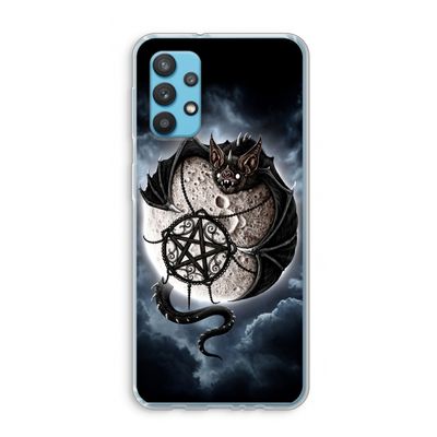 Volle maan: Samsung Galaxy A32 4G Transparant Hoesje