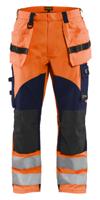Blåkläder Multinorm inherent werkbroek 15891513 | High Vis Oranje/Marineblauw | Maat 44 - 7330509720967