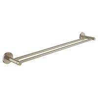 GROHE Essentials Handdoekhouder - 60cm - dubbel - geborsteld nikkel 40802en1