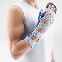 Bauerfeind ManuLoc Rhizo Polsbrace - 2 - Rechts - Grijs - Rhizo Long Plus