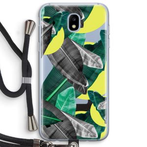 Fantasie jungle: Samsung Galaxy J5 (2017) Transparant Hoesje met koord