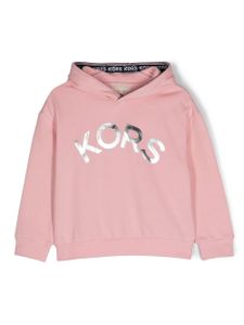 Michael Kors Kids sweat en coton à logo imprimé - Rose