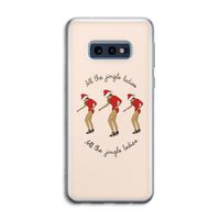 Jingle Ladies: Samsung Galaxy S10e Transparant Hoesje