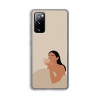 Fresh coffee: Samsung Galaxy S20 FE / S20 FE 5G Transparant Hoesje