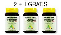 SNP Groene thee chlorella 500 mg 2 + 1 (180 caps)