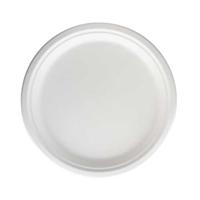 Bord iezzy ø260mm suikerriet wit 50st wit