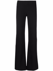 Rodebjer pantalon évasé à taille mi-haute - Noir