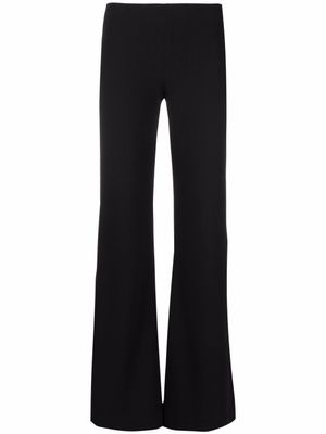 Rodebjer pantalon évasé à taille mi-haute - Noir