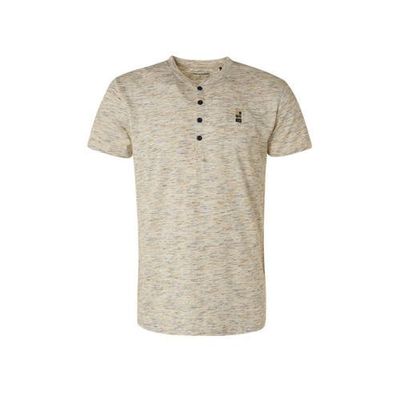 No Excess gemêleerd T-shirt beige No Excess gemêleerd T-shirt beige