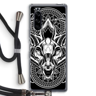 Oh Deer: Sony Xperia 5 Transparant Hoesje met koord