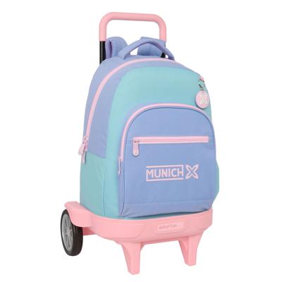 Schoolrugzak Munich Mellow Blauw Roze Hemelsblauw 33 x 45 x 22 cm
