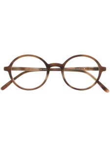 Mykita lunettes de vue à monture ronde - Marron