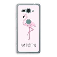 Pink positive: Sony Xperia XZ2 Compact Transparant Hoesje