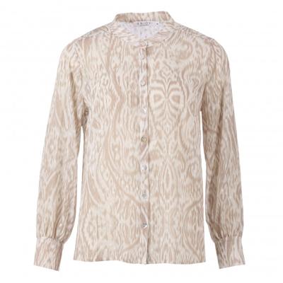 Enjoy - Beige | Dames | Blouse | Beige | XXL | regular | Kamst mode