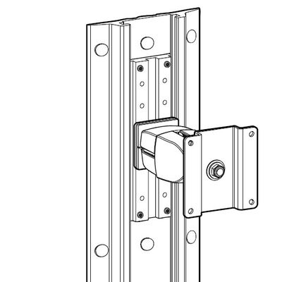 Ergotron DIN-rail Geschikt voor serie: Ergotron Arms houder Aluminium